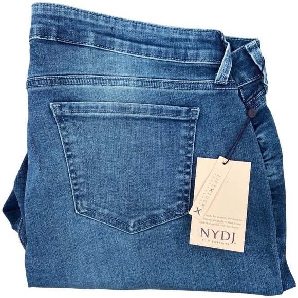 NYDJ Barbara Bootcut High Waisted Jeans Clean Horizon Size 18 NEW - Picture 14 of 15